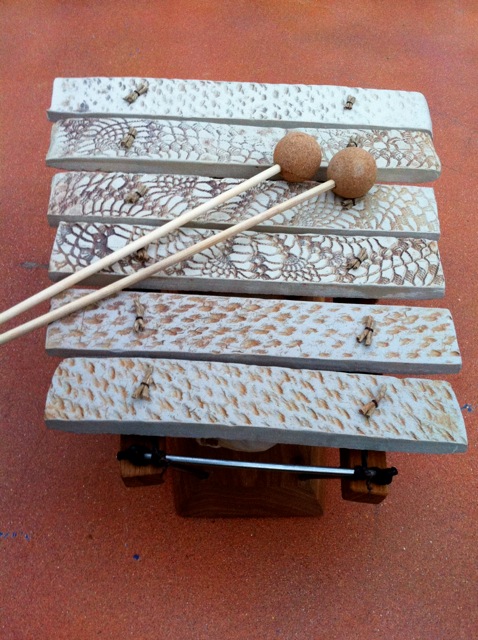 percussion clavier céramique une octave