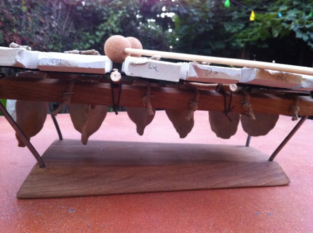 création artisanale française percussion clavier pentatonique en  céramique