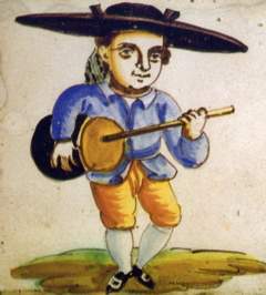 instrument musique médiévale tambour friction