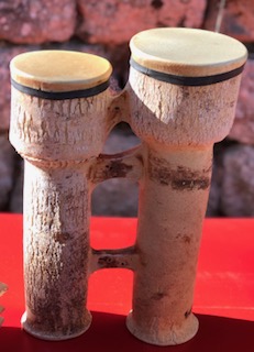 sculpture tambour argile